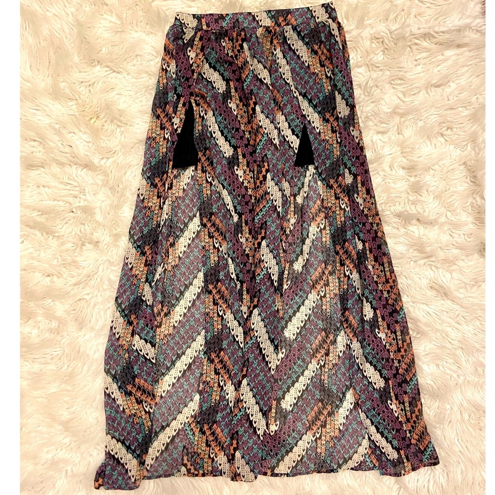 Pretty Maxi Skirt sith double slits